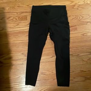 Black lululemon with pockets. Never worn